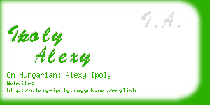 ipoly alexy business card